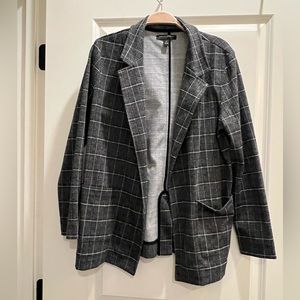 Banana Republic plaid blazer